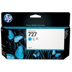 HP B3P19A, HP 727 130-ml Cyan Designjet Ink Cartridge