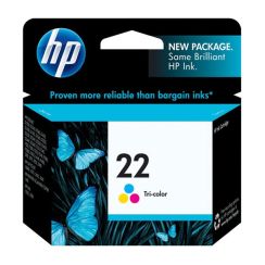 Genuine HP C9352AN, HP 22 Tricolor US Inkjet Print Cartridge