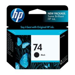 Genuine HP CB335WN, HP 74 Black Inkjet Print Cartridge