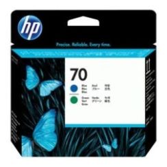 Genuine HP 70, C9408A Blue/Green Printhead 